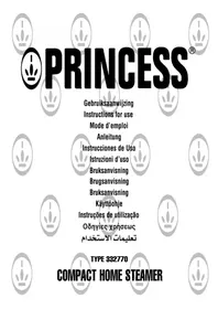 Compact Home Steamer 332770 PRINCESS