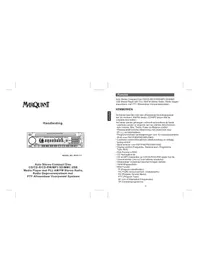 Notice Marquant MCR717 Autoradio