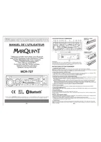 Notice Marquant MCR727 Autoradio