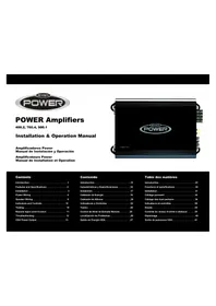 Notice JENSEN POWER 760.4 Car stereo