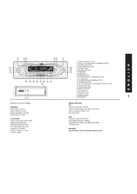 CALIBER MCD 260M - Car stereo