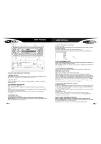 Notice CALIBER MCC 100 Autoradio