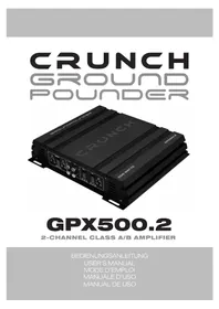 Notice Crunch GPX 500.2 Car stereo