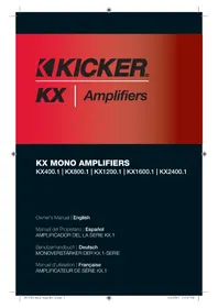 KICKER KX800.1 - Autoradio