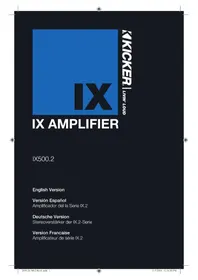 KICKER IX500.2 - Radio del coche