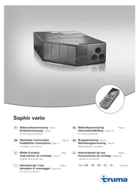 Notice TRUMA SAPHIR VARIO Climatizzazione