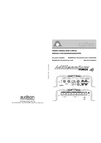 Notice AUDISON POWER 4 MILLENNIUM Autoradio