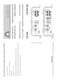 Notice AUDISON LR 604 Autoradio