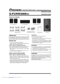 PIONEER SFCRW2900 K - Pregnant