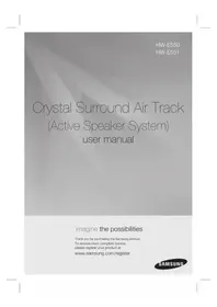 Notice SAMSUNG HWE550 Enceinte