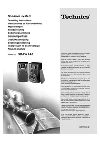 TECHNICS SBFW140 - Haut-parleur