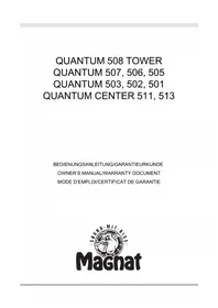 MAGNAT Quantum 508 Tower - Högtalare