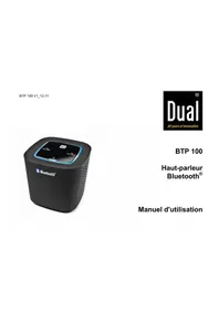 Notice DUAL BTP 100 Haut-parleur
