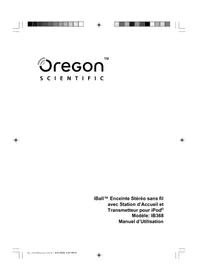 Notice OREGON SCIENTIFIC IB368 Haut-parleur