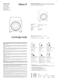 CAMBRIDGE Aero 9 - Haut-parleur