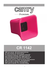 Notice CAMRY CR 1142 Difuzor