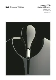 Notice BOWERS & WILKINS NAUTILUS SCM1 Högtalare