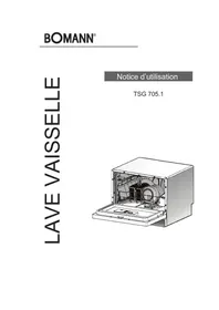 BOMANN TSG 705.1 - Lave-vaisselle