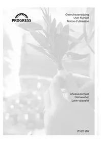Notice PROGRESS PVX1555 Vaatwassers