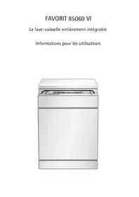 Notice AEG-ELECTROLUX FAVORIT 85060 VI Lave-vaisselle