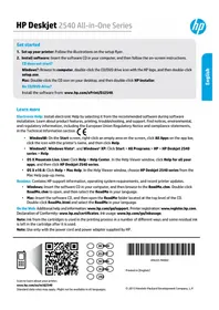 HP Deskjet 2545 - Drucker