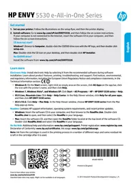 Notice HP ENVY 5539 Printer