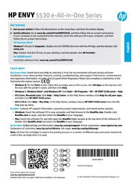 Notice HP ENVY 5532 Printer