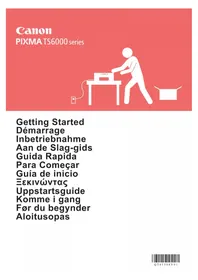 Notice CANON PIXMA TS6000 Skriver
