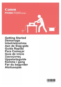 Notice CANON PIXMA TS5000 Skriver