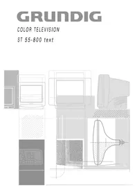 Notice GRUNDIG ST 55 800 TEXT Televisie