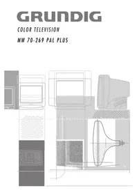 Notice GRUNDIG MW70269 Televisie