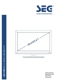 Notice SEG LED2400 Televisore