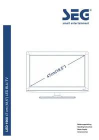 Notice SEG LED1900 Televisore