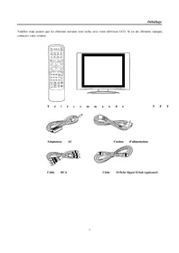 Notice Marquant TVDVD2077 Téléviseur