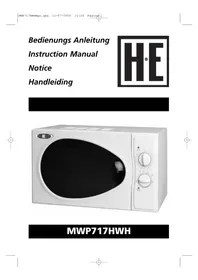 Notice Holland Electro MWP717HWH Four à micro-ondes