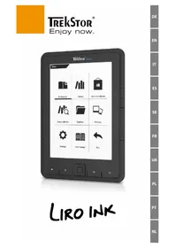Notice TrekStor LIRO INK електронна книга