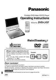 PANASONIC DVDLV57 - Lecteur dvd