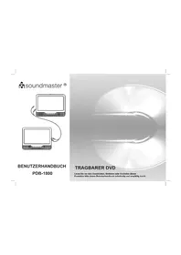 Notice Soundmaster PDB1800 Portable DVD Player