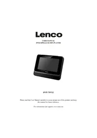 LENCO DVP739 X2 - Portable DVD Player