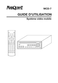 Notice Marquant MCD7 Lecteur DVD portable