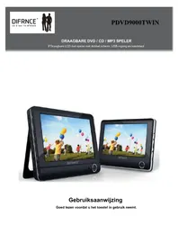Notice Difrnce PDVD9000TWIN Portable DVD Player