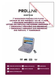 Notice PROLINE DVDP763W Dvd přehrávač