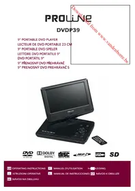 Notice PROLINE DVDP39 Dvd přehrávač