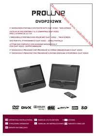 Notice PROLINE DVDP292WX Lettore dvd