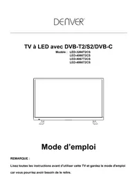 DENVER LED4067T2CS - Téléviseur