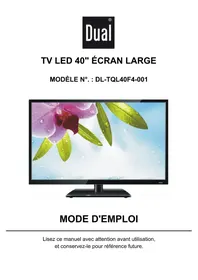 Notice DUAL DLTQL40F4001 Téléviseur