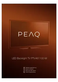 Notice PEAQ PTV461100 Televisie
