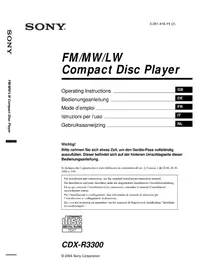 SONY CDXR3300MP - Autoradio