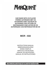 Notice Marquant MCR633 Autoradio