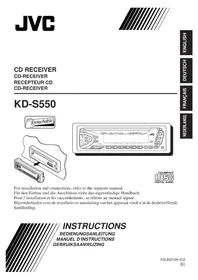 JVC KDS550 - Autoradio